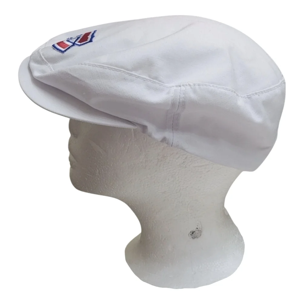 Vintage Montreal Canadiens Beco White Newsboy Cap Adjustable NHL Hat